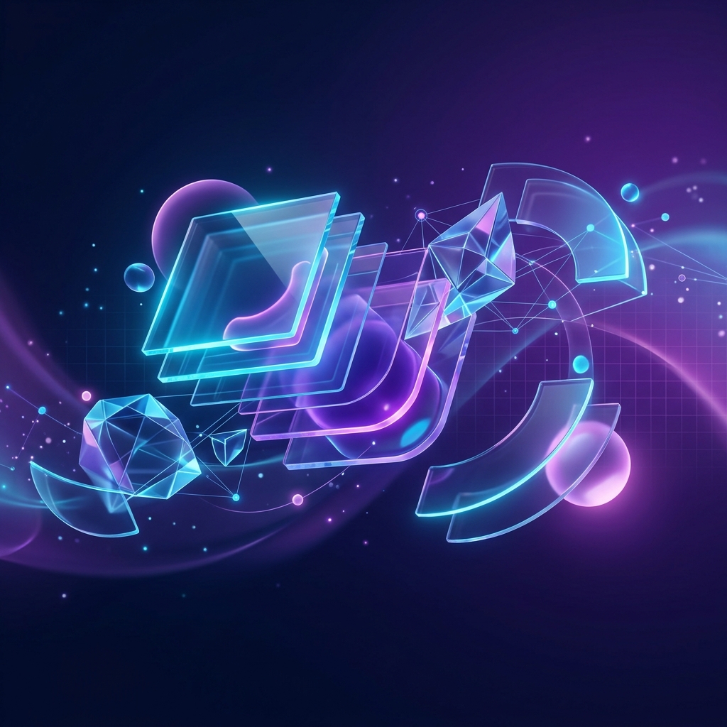 3D Abstract Tech Illustration